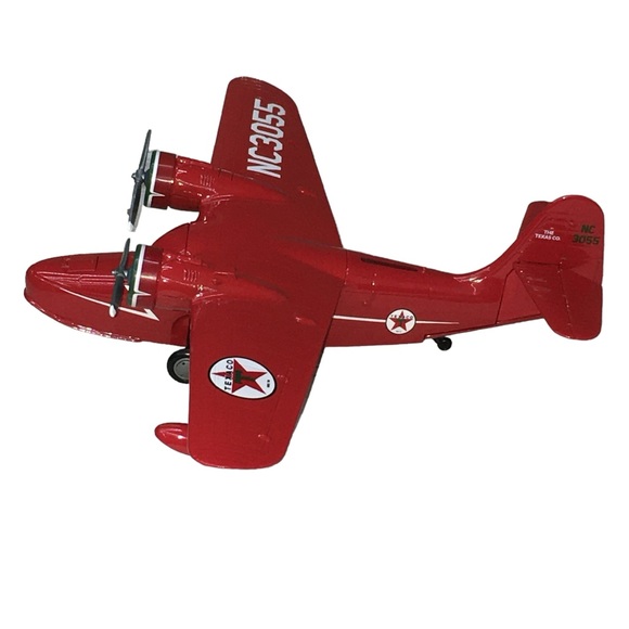 VINTAGE Wings of Texaco 1940 GRUMMAN GOOSE 4th Series Die Cast Coin Bank PLANE - Picture 6 of 16